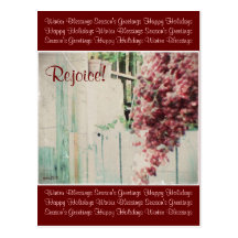 These Quiet Seasons December Berries Postcards