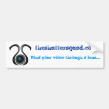 Theshuttersquad.com Bumper sticker