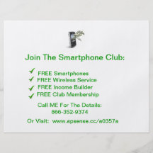 TheSmartphoneClub Personalized Flyer