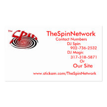 TheSpinNetwork Buisness card Business Card