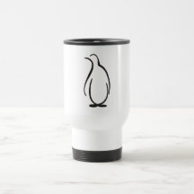 Theta Phi Alpha Penguin Logo Mugs