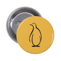 Theta Phi Alpha Penguin Logo Pin
