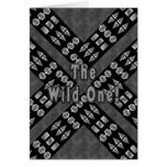 TheWild One Birthday - Studded Black Leather Card