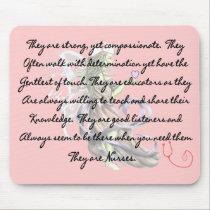 They are Nurses.  Mousepad mousepads
