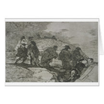 They do not know the way, plate 70 of 'The Disaste Card