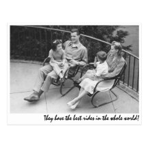 "They have the best rides in the whole world!" Postcard