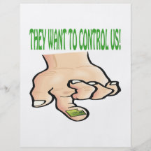They Want To Control Us Flyer