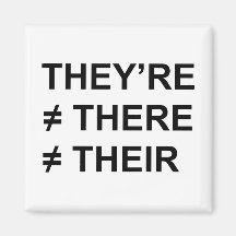 They're Not There Refrigerator Magnets