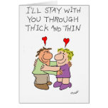 Thick and Thin Cards