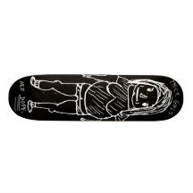 Thick Girls Black by Patrick Jilbert Skateboards