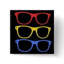thick rimmed glasses button