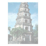Thien Mu Pagoda, banks of Perfume River, Hue, Viet Custom Announcement