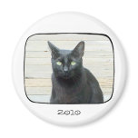 Thin Black Line Photo Magnet