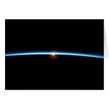 Thin Blue Line Greeting Card