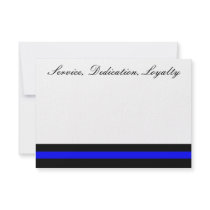 Thin blue line invitation