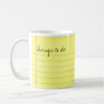 Things to do coffee mugs