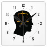 Think About Justice Wall Clock wall clocks