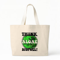 Think algae biofuel! canvas bag