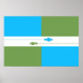 Think Atheist Flag Poster