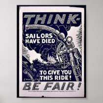 Think Be Fare! Posters