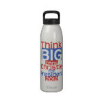 Think BIG Chris Christie 2012 Water Bottle