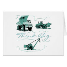 Think Big Construction Tshirts and Gifts Cards