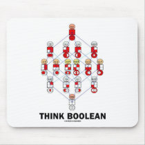 Think Boolean (Hasse Diagram) mousepads