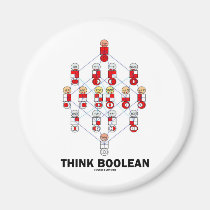 Think Boolean (Hasse Diagram) magnets