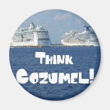 Think Cozumel! Fridge Magnets