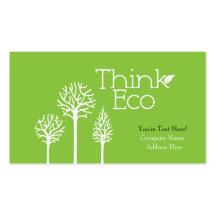 Think Eco Business Cards