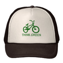 Think Green And Cycle Hat