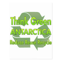 Think Green Antarctica Post Cards
