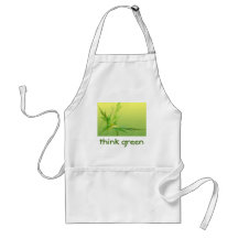 THINK GREEN apron