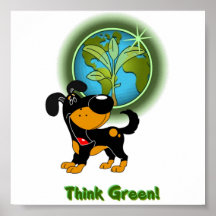 Think Green! - Bubba Print