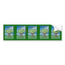 Think Green Bumper Sticker