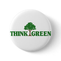 Think Green Pinback Buttons