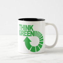 think green coffee mugs