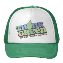 Think Green Earth Day Trucker Hat