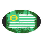 think green earth flag stickers