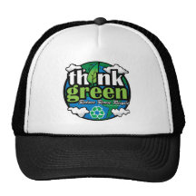 Think Green Earth Hats