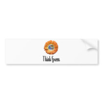 Think Green ecology products! Bumper Sticker