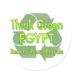 Think Green Egypt stickers