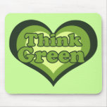 Think Green for Earth Day Environmentalist Mousepad
