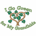 Think Green for Grandkids Embroidered Hooded Sweatshirt