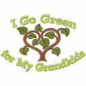 Think Green for Grandkids embroidered shirts