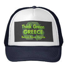 Think Green Greece Hat