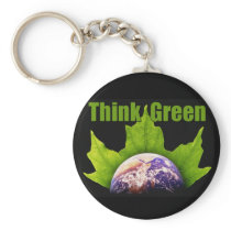 Think Green Key Chain