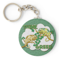 Think Green Keychain