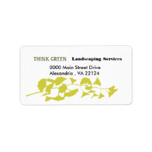 Think Green Landscaping Custom Address Label