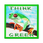 think green fridge magnets